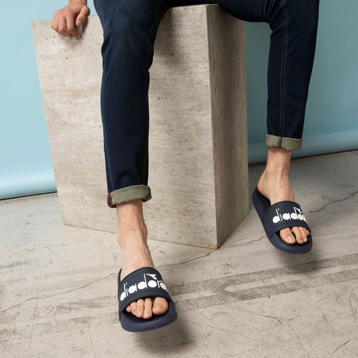 DIADORA - Sandalia Hombre  Azul Diadora