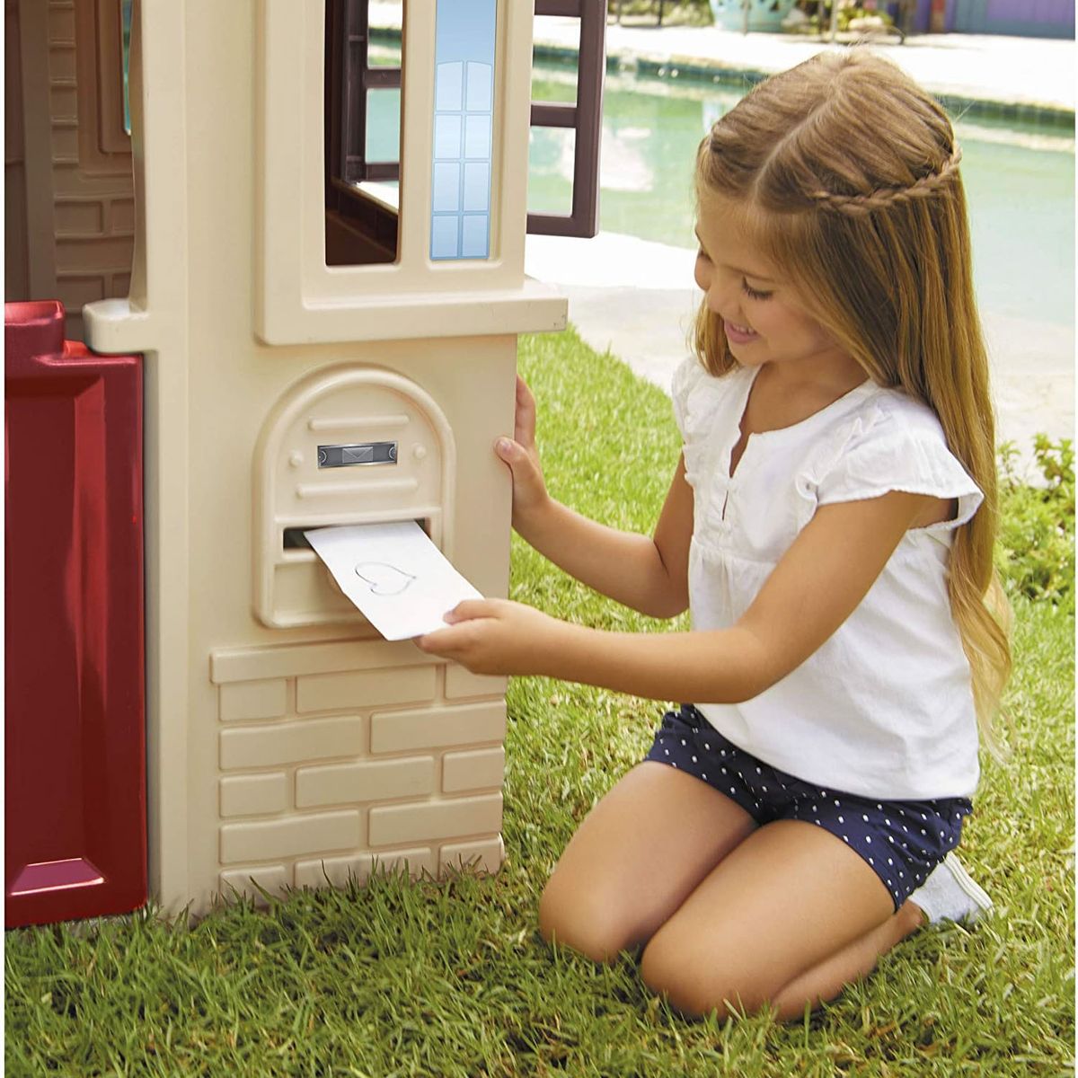 LITTLE TIKES - Casa de juegos marron