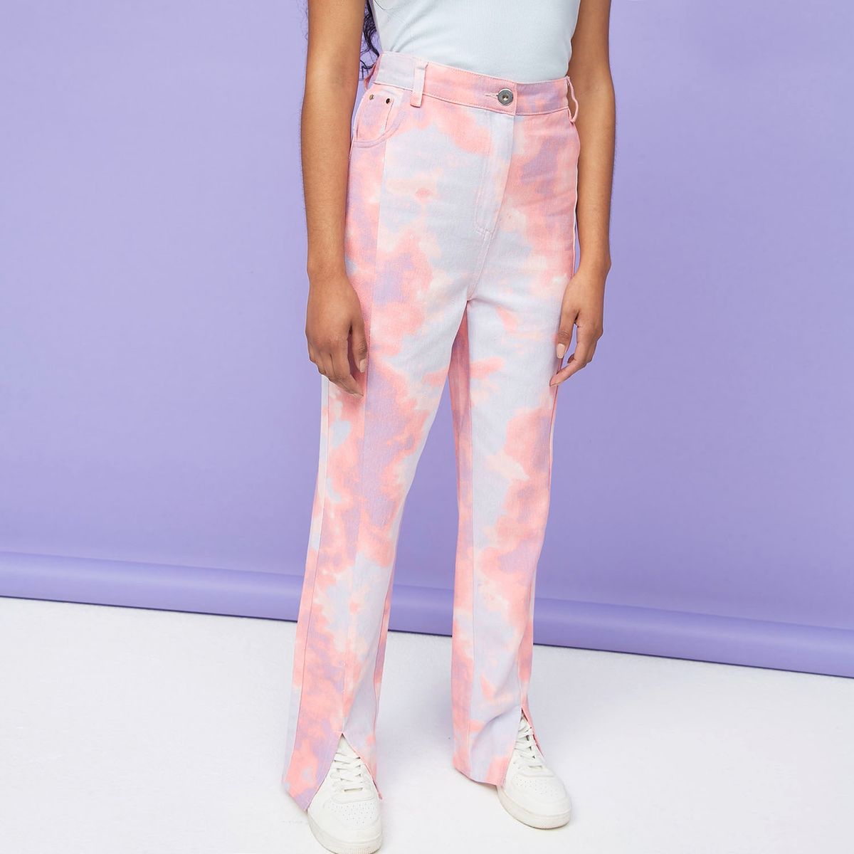 SYBILLA - Pantalón Straight Tiro Alto Mujer Sybilla