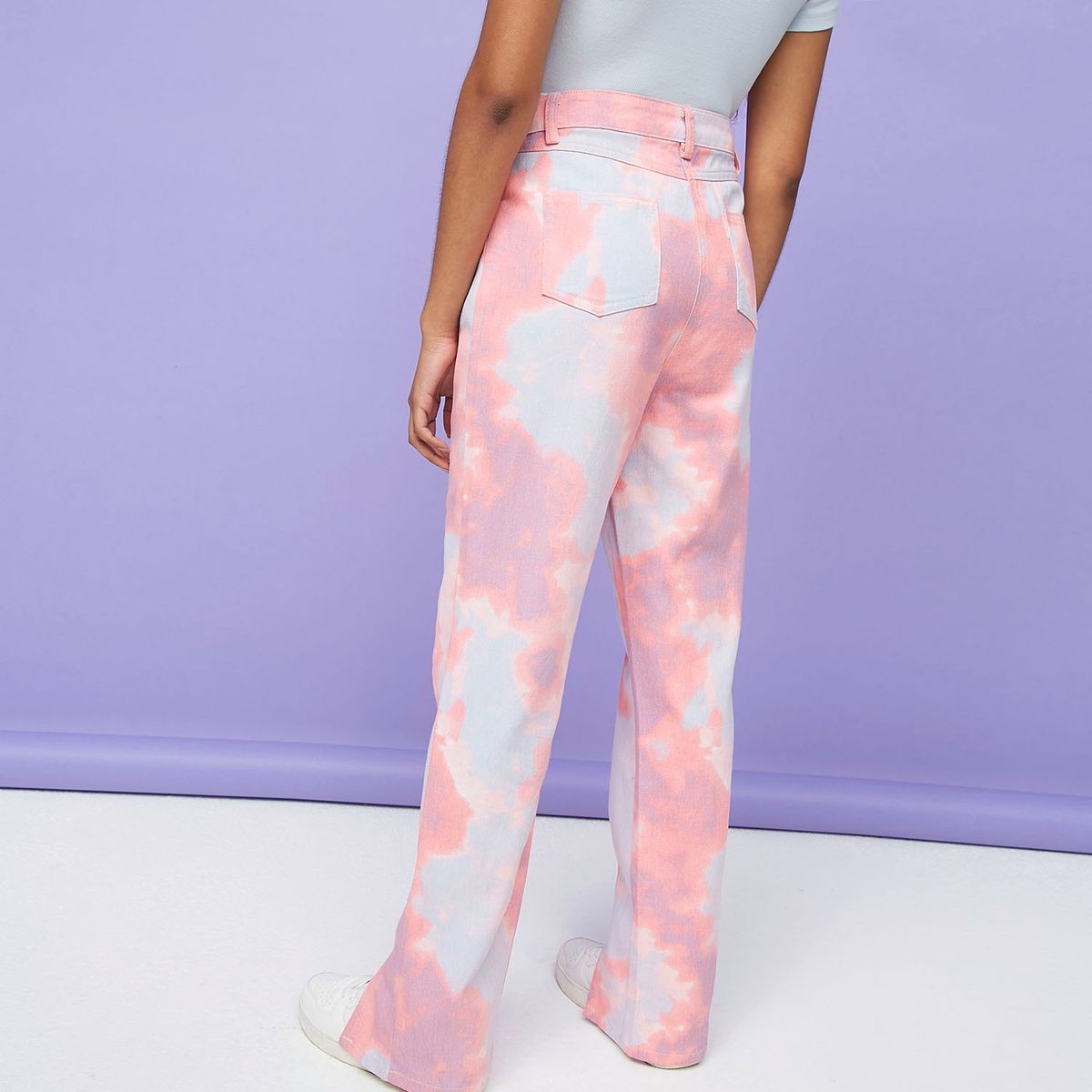 SYBILLA - Pantalón Straight Tiro Alto Mujer Sybilla