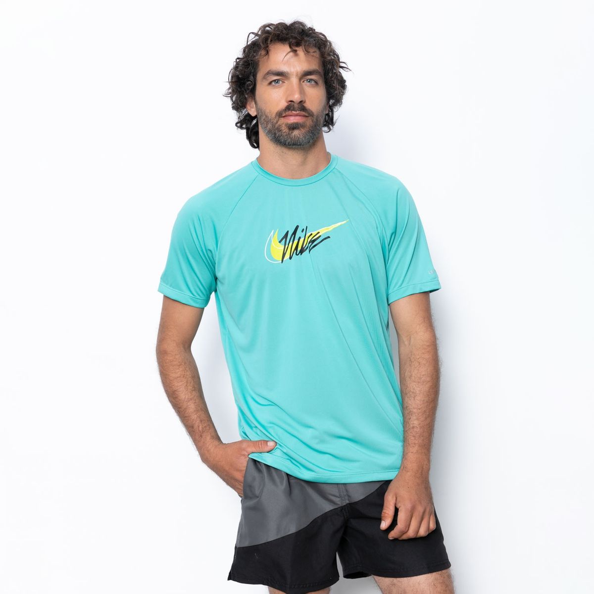 NIKE - Polera Swim Deportiva Manga Corta Hombre Nike