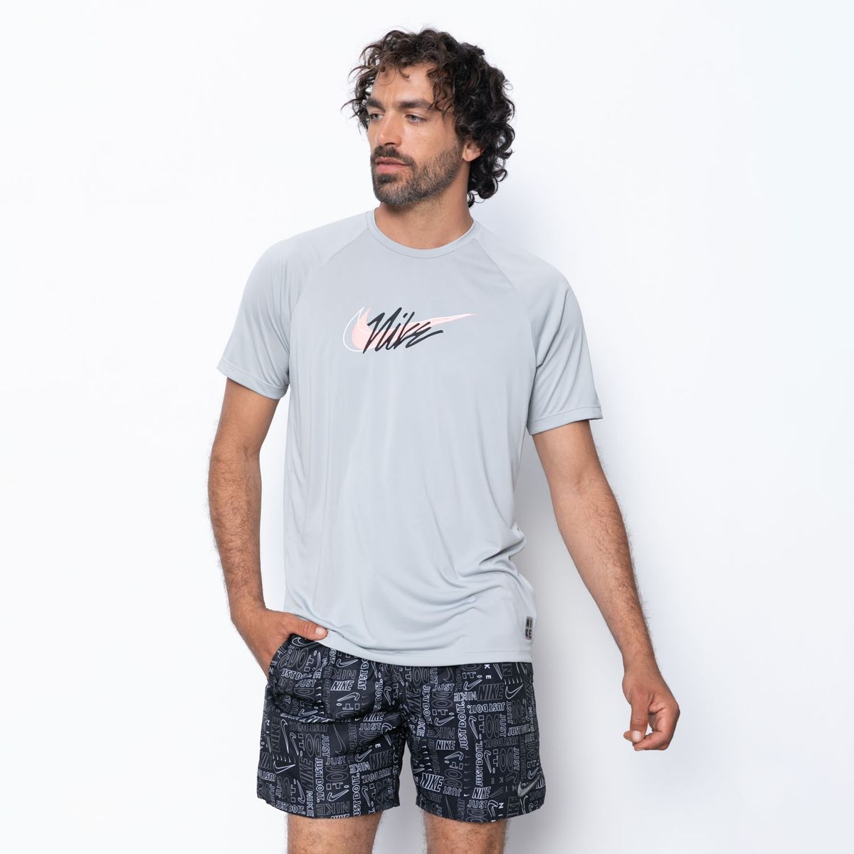 NIKE - Polera Swim Deportiva Manga Corta Hombre Nike