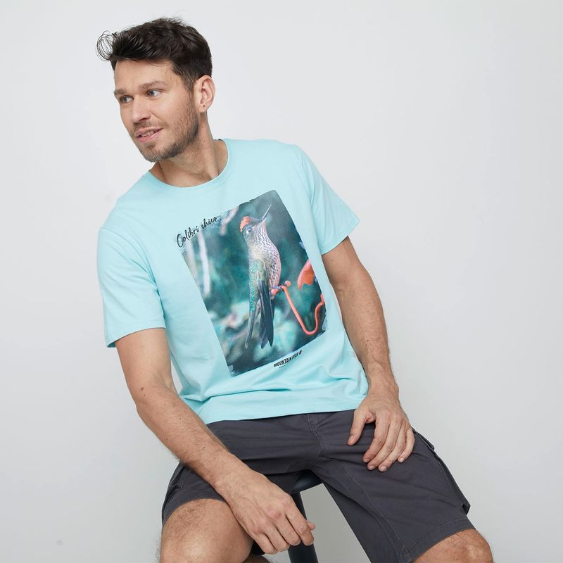 MOUNTAIN GEAR - Polera Deportiva Manga Corta Regular Fit Hombre Mountain Gear