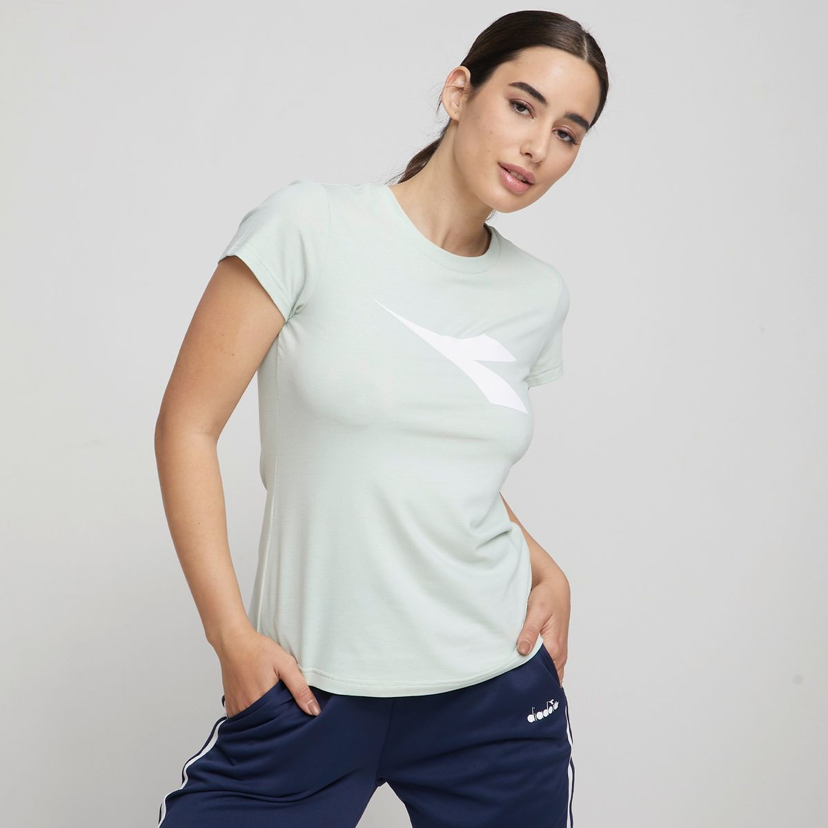 DIADORA - Polera Deportiva Manga Corta Mujer Diadora