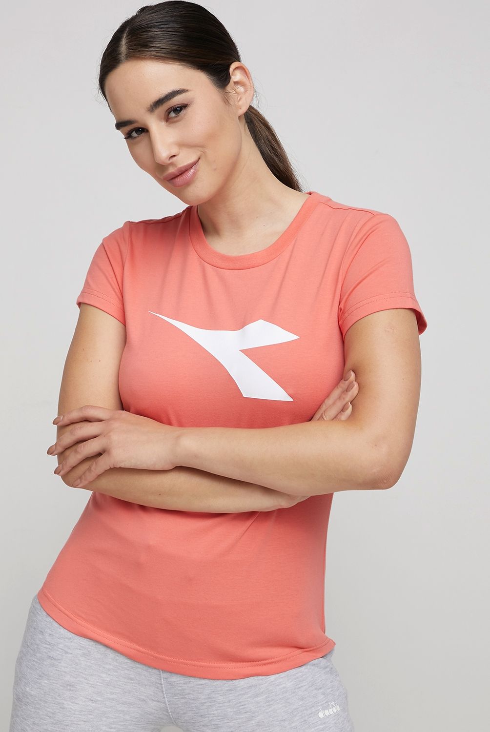 DIADORA - Polera Deportiva Manga Corta Mujer Diadora