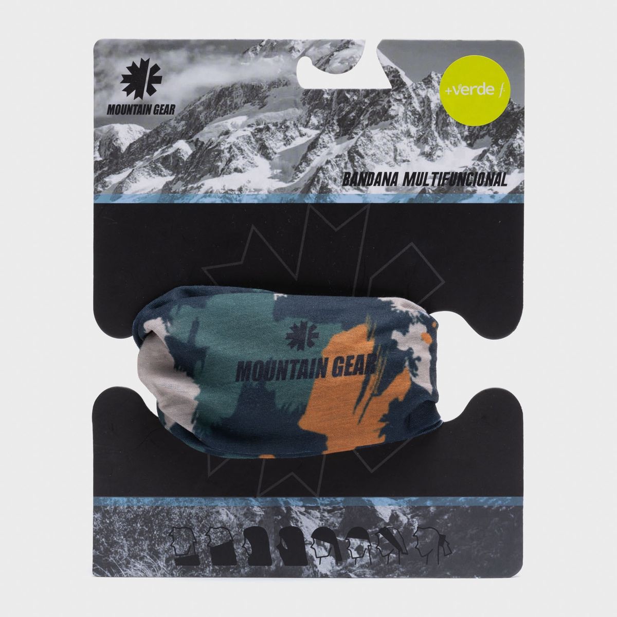 MOUNTAIN GEAR - Bandana Deportiva Trekking Mountain Gear Unisex Poliéster