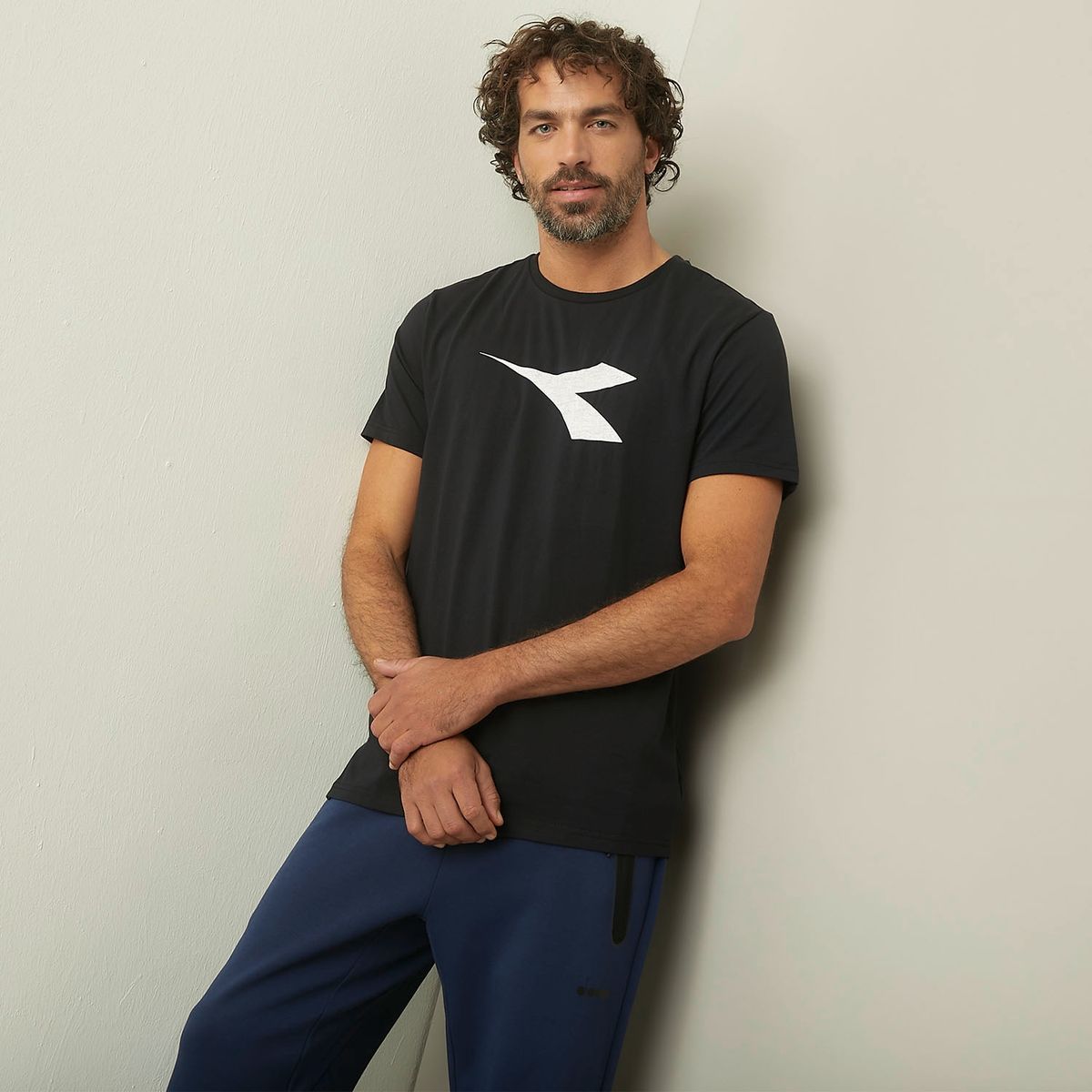 DIADORA - Polera Deportiva Manga Corta Hombre Diadora