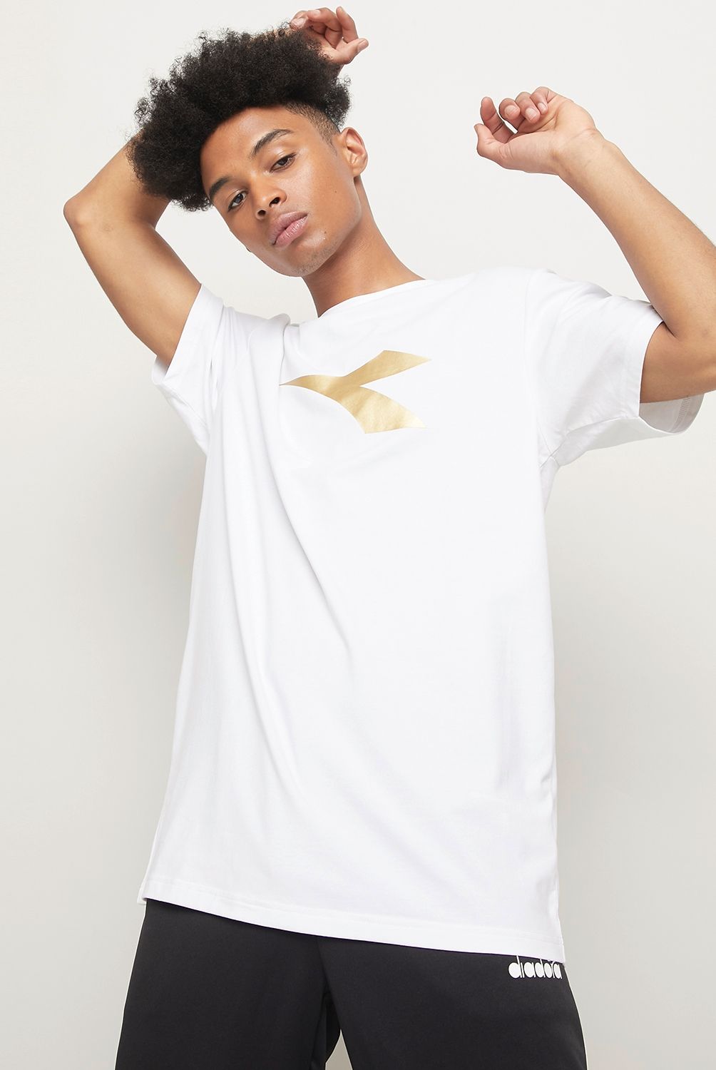 DIADORA - Polera Deportiva Manga Corta Hombre Diadora