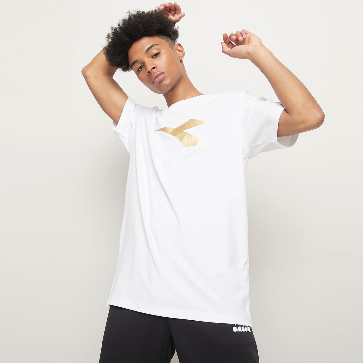 DIADORA - Polera Deportiva Manga Corta Hombre Diadora