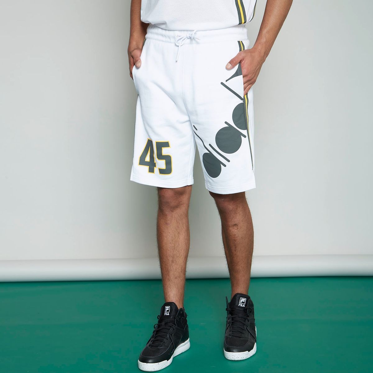 DIADORA - Diadora Short Deportivo Algodón Basquetbol Hombre