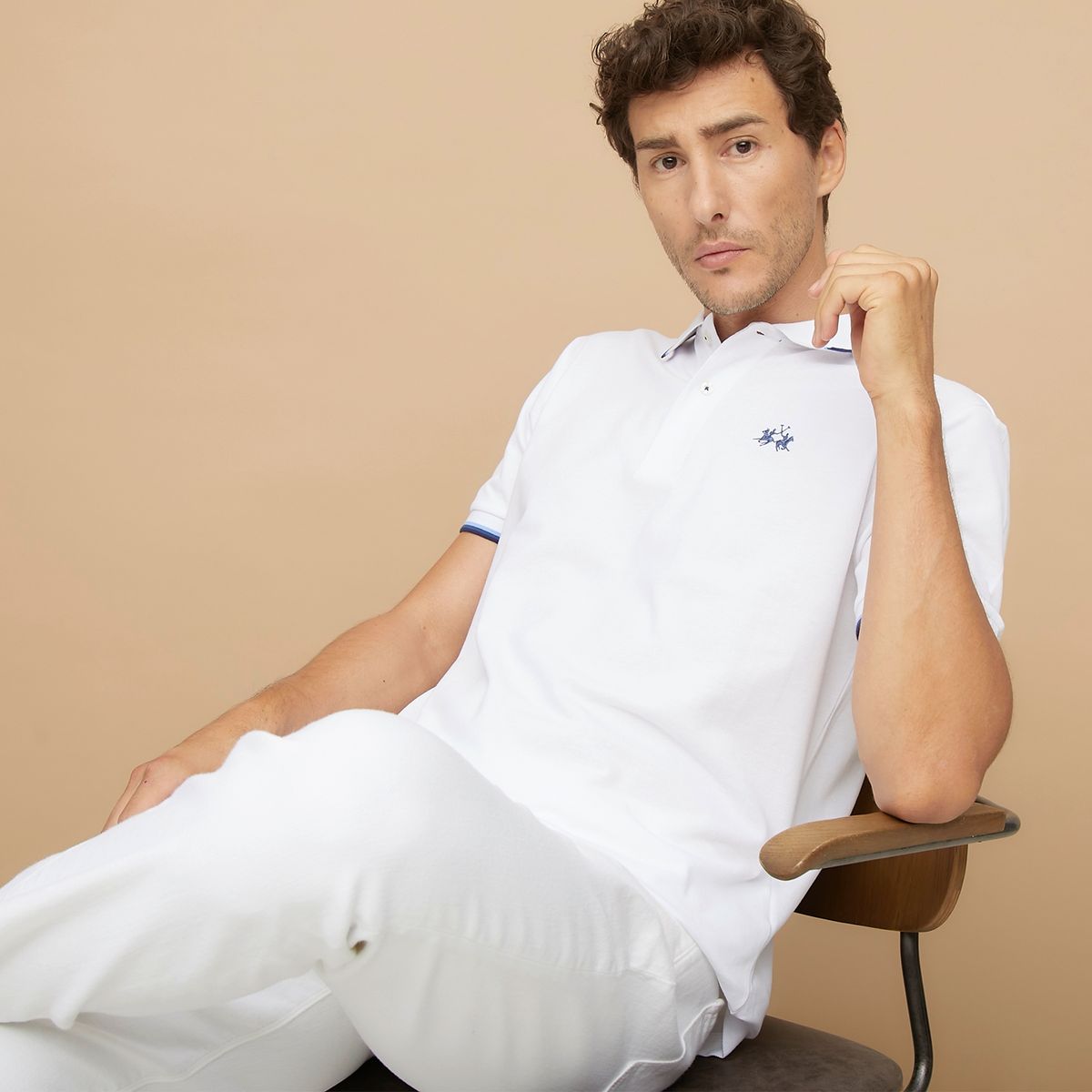 LA MARTINA - La Martina Polera Piqué Manga Corta Algodón Premium Hombre