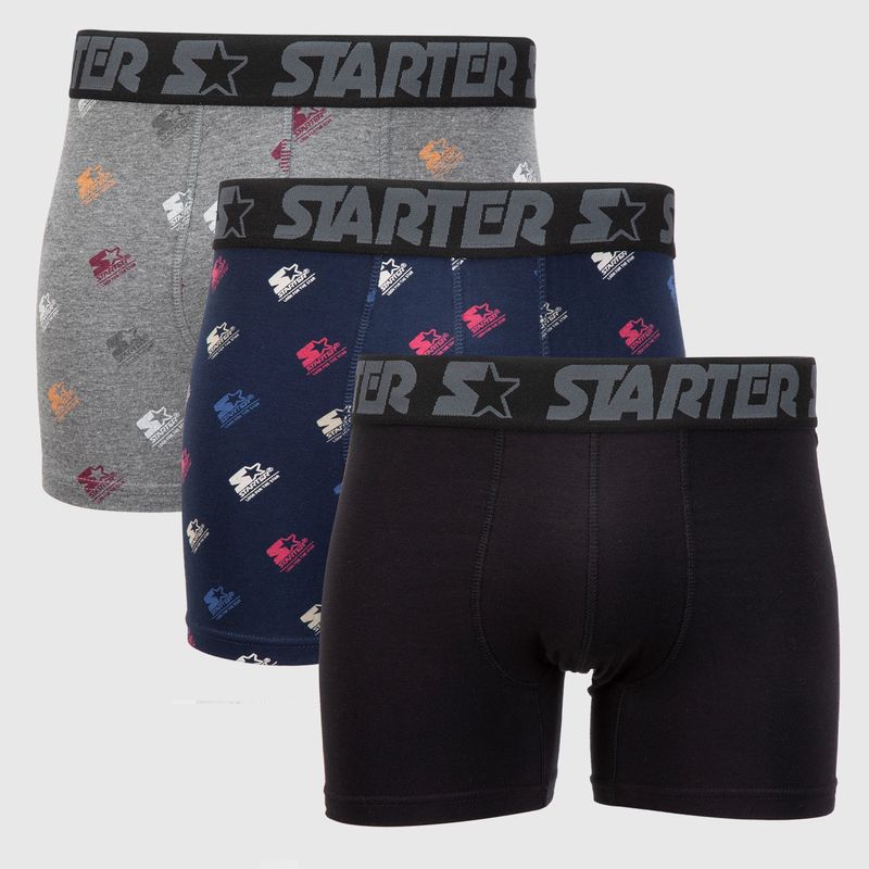 STARTER - Pack de 3 Boxers Algodón Hombre Starter