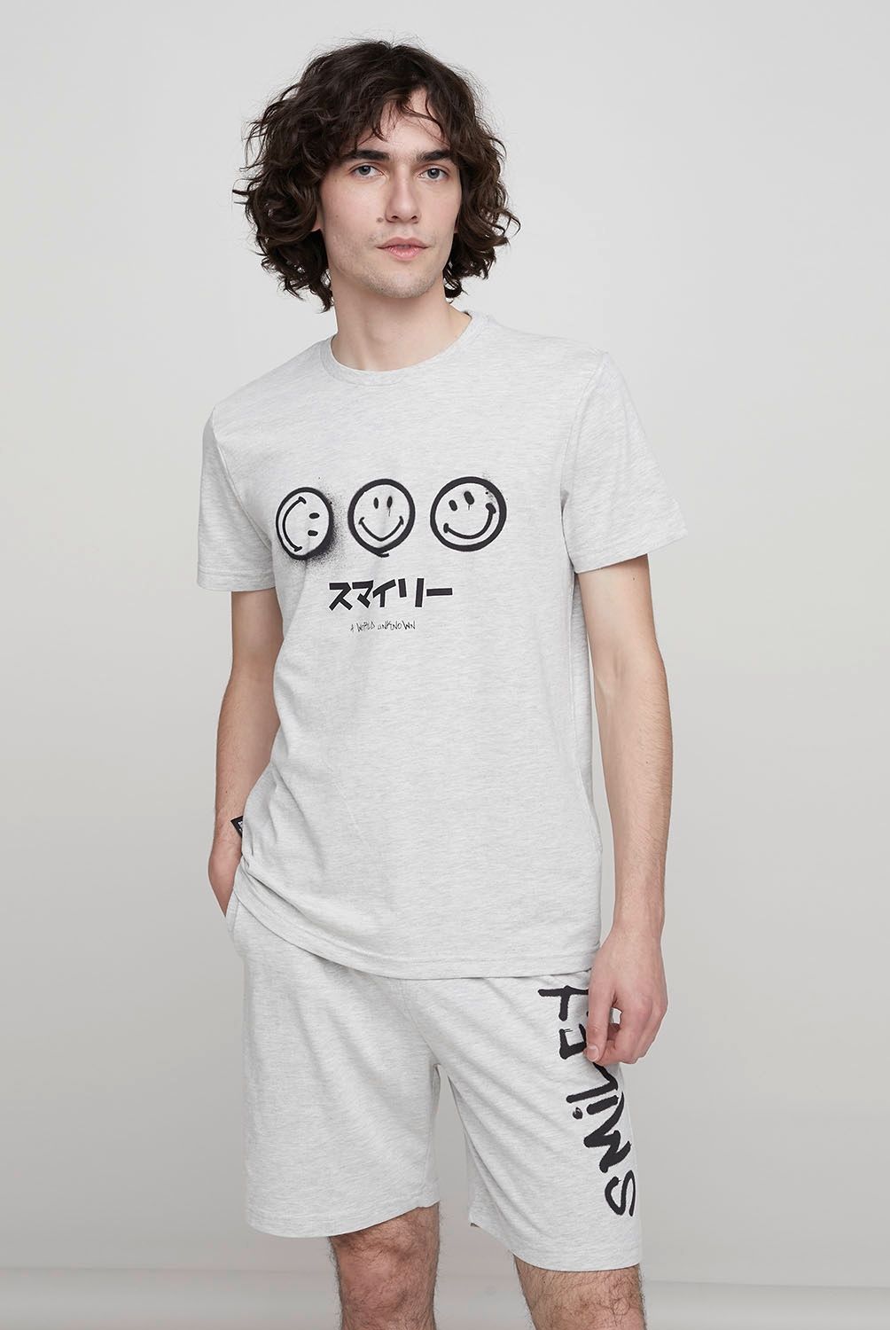 BEARCLIFF - Pijama Manga Corta Algodón Hombre Bearcliff