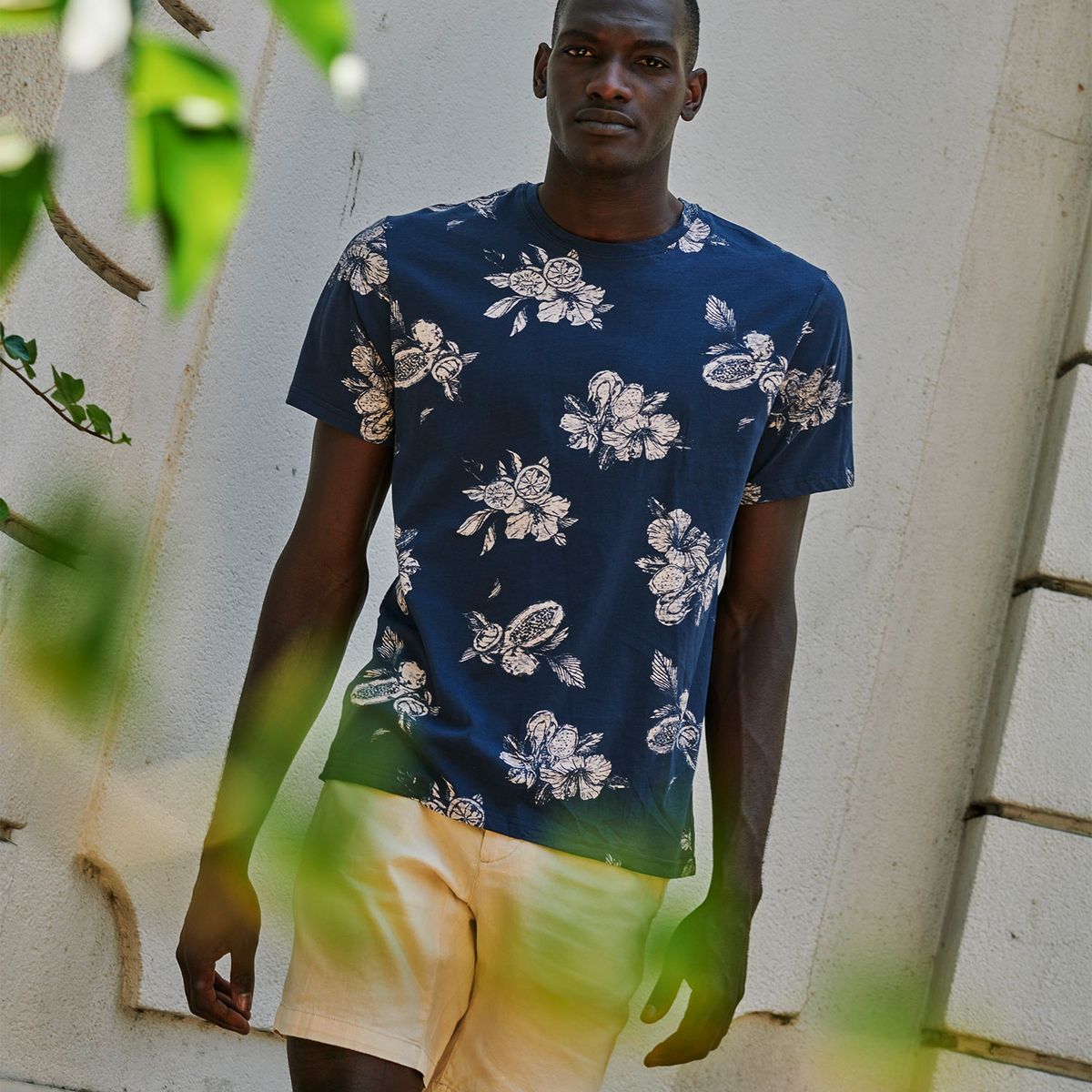 BASEMENT - Polera Manga Corta Algodón Organico Hombre Basement