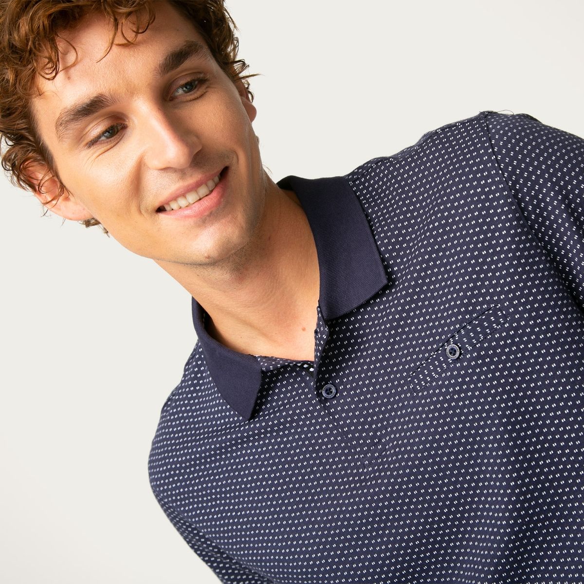 NEWPORT - Polera Manga Corta Slim Fit Hombre Newport