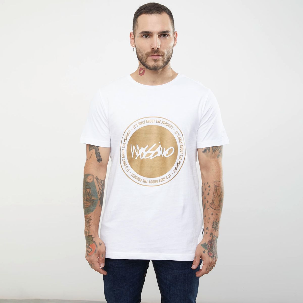 MOSSIMO - Mossimo Polera Manga Corta Algodón Hombre