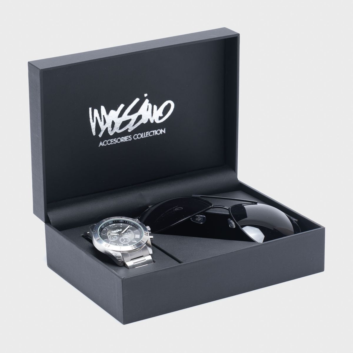 MOSSIMO - Set Reloj Análogo Hombre + Lentes De Sol Mossimo