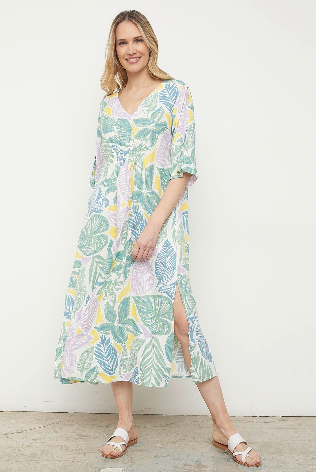 APOLOGY - Apology Vestido Largo Lino Mujer