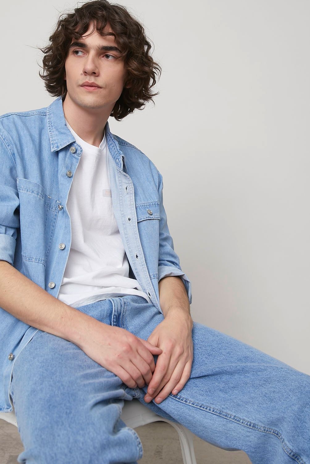 AMERICANINO - Americanino Camisas denim hombre