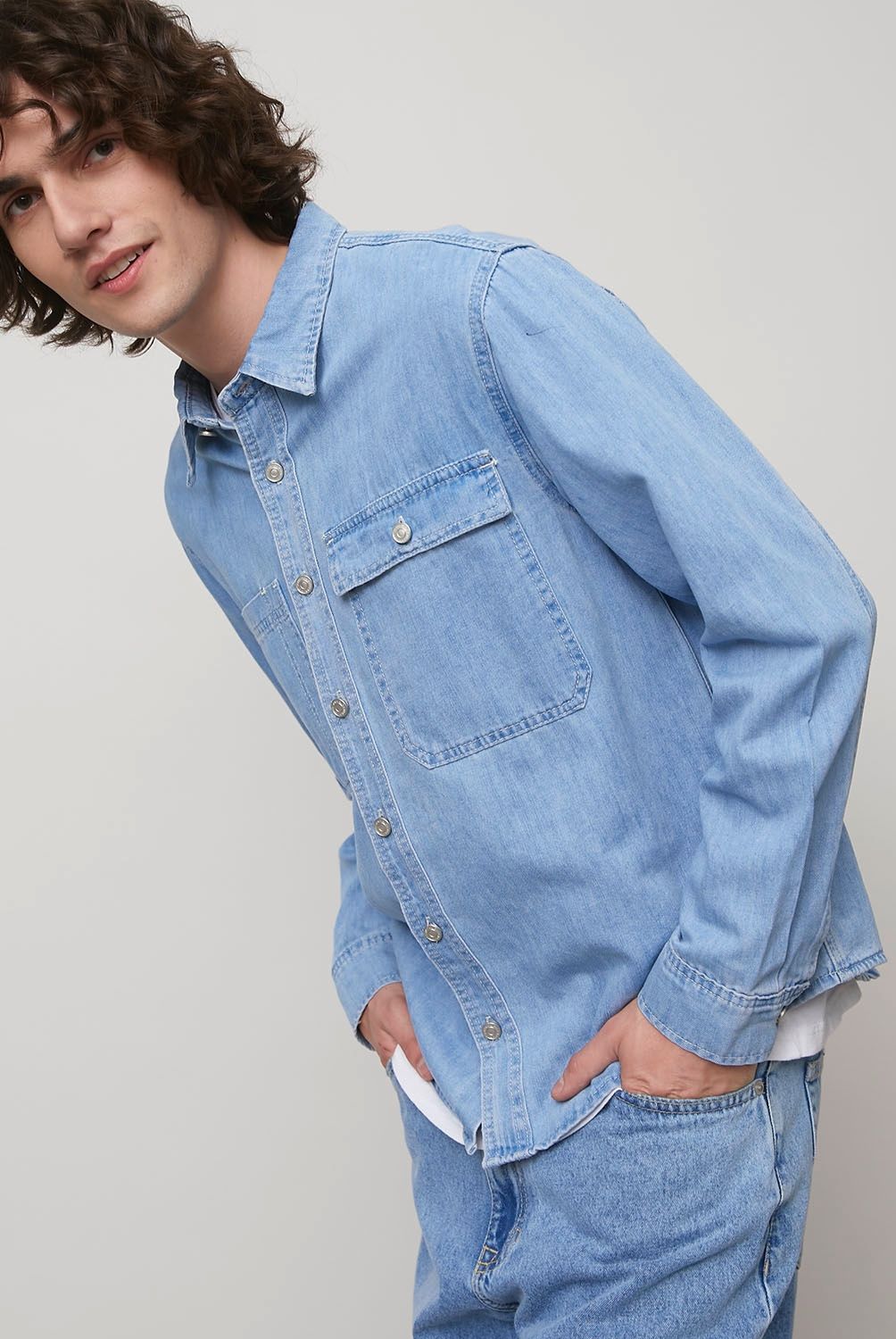 AMERICANINO - Americanino Camisas denim hombre