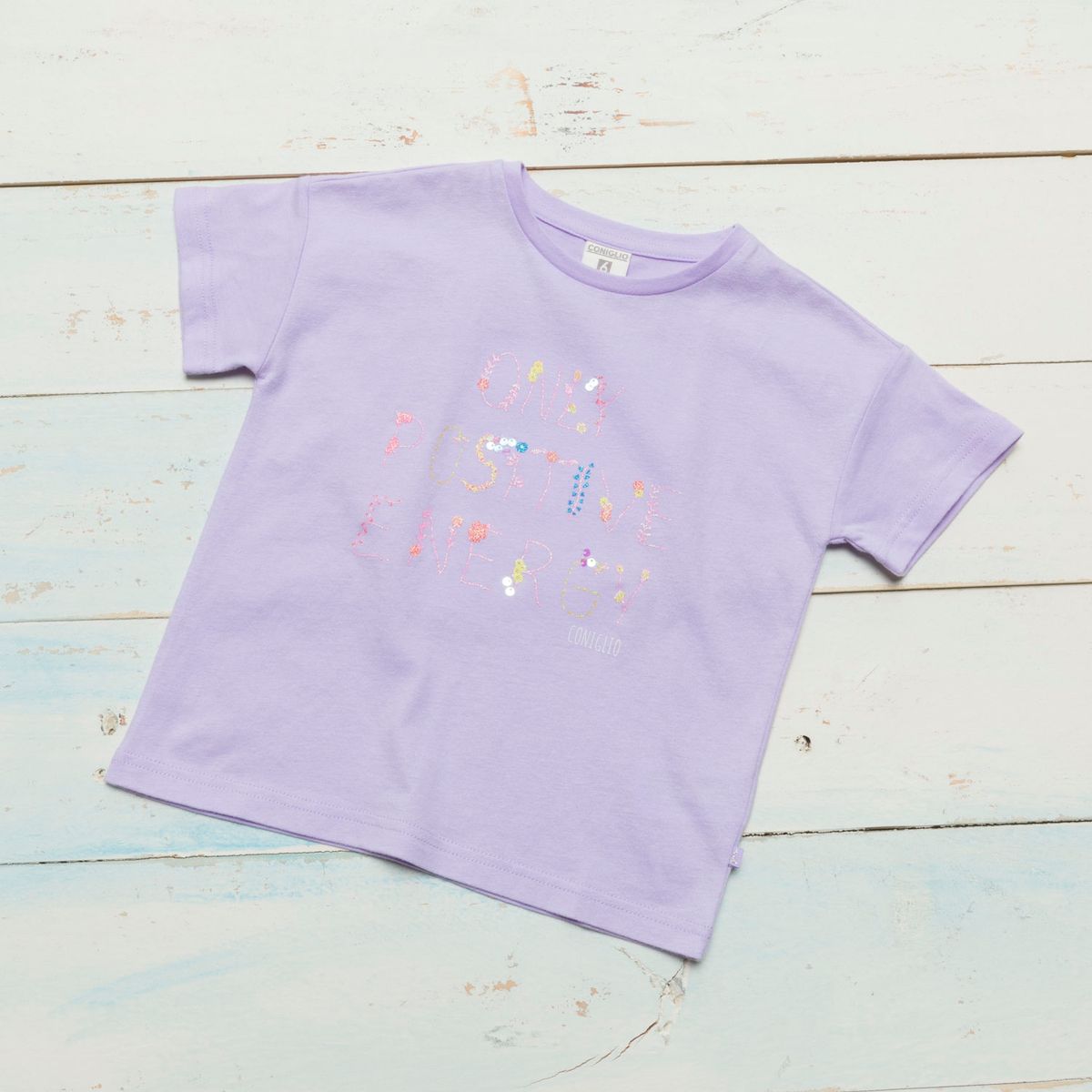 CONIGLIO - Polera Manga Corta Niña Algodón Coniglio