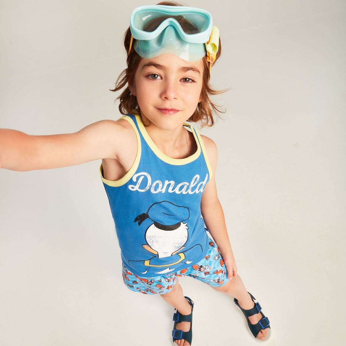 STD CHARACTERS - Polera Mickey Manga Corta Niño Algodón