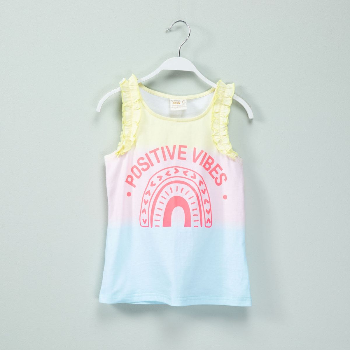 YAMP - Polera Más Sustentable Manga Corta Niña Algodón Reciclado Yamp