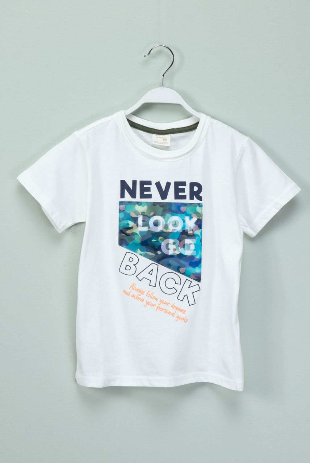 YAMP - Polera Manga Corta Niño Algodón Reciclado Yamp