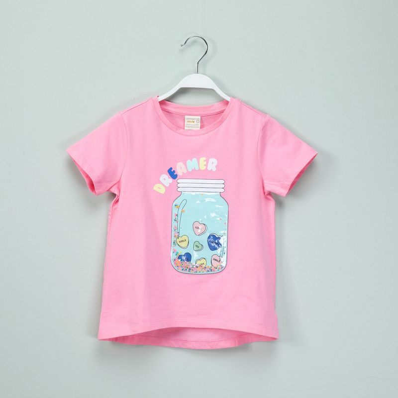 YAMP - Polera Manga Corta Niña Algodón Yamp