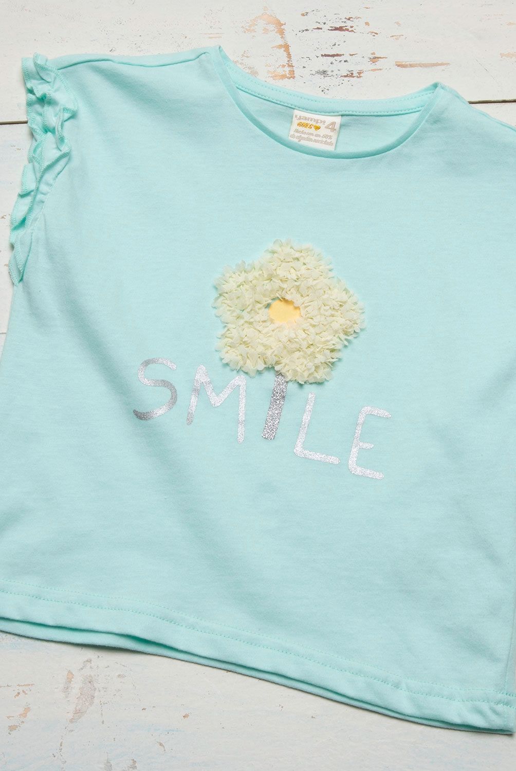 YAMP - Polera  Manga Corta Niña Algodón Yamp
