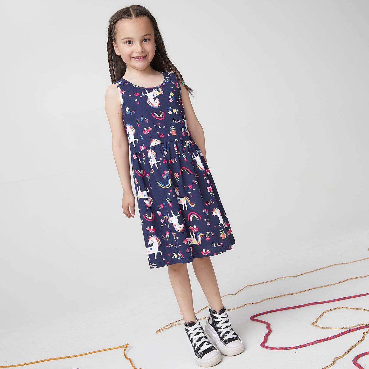 YAMP - Yamp Vestido Niña Algodón
