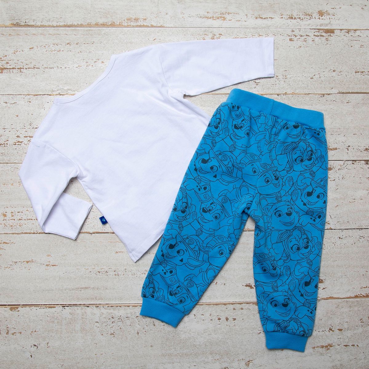  - Paw Patrol Conjunto Polera Más Pantalón Bebé 2 Piezas Algodón Bebé Niño