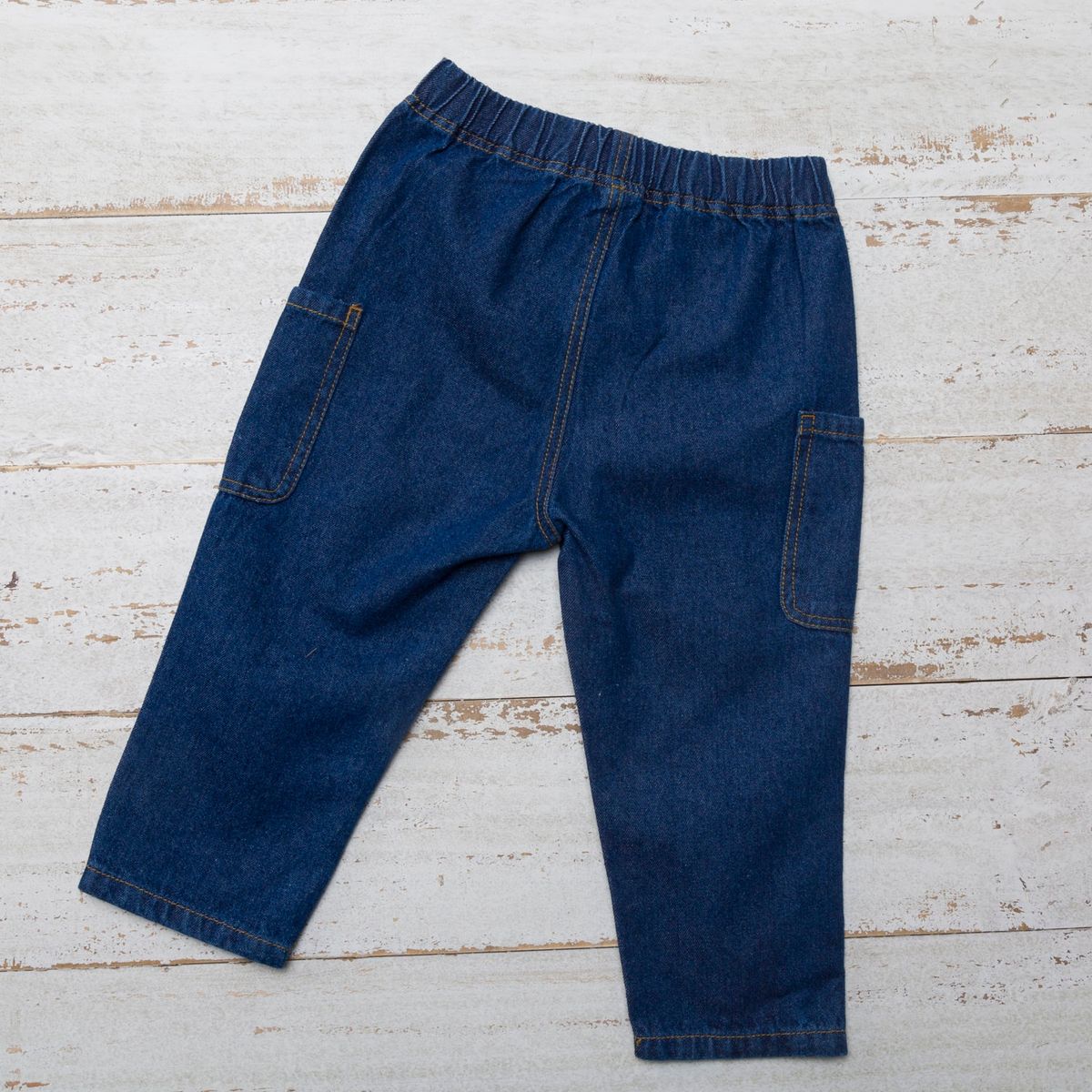 YAMP - Jeans Denim Bebé Niño Cintura Elásticada Yamp