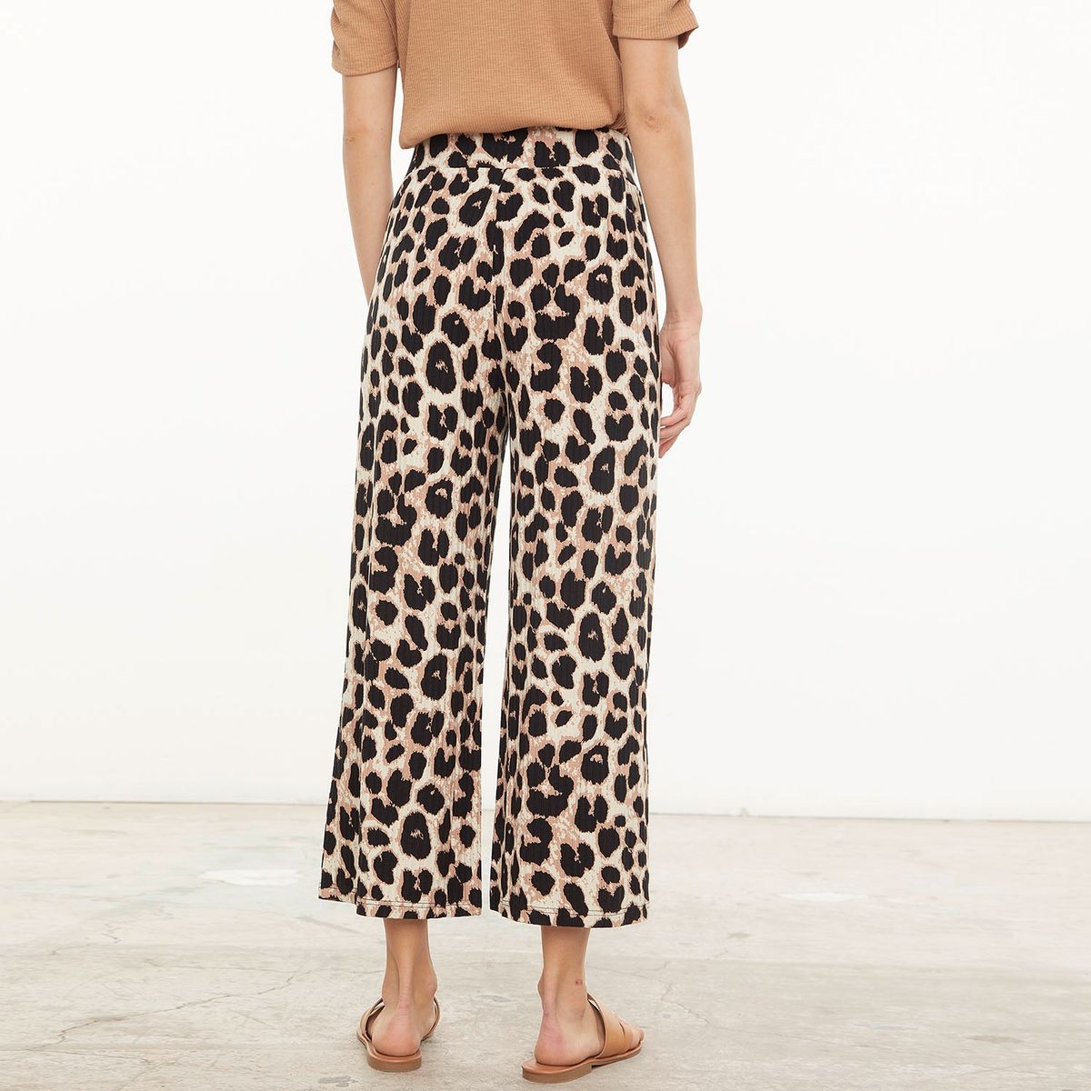 UNIVERSITY CLUB - University Club Pantalón Culotte Tiro Alto Mujer