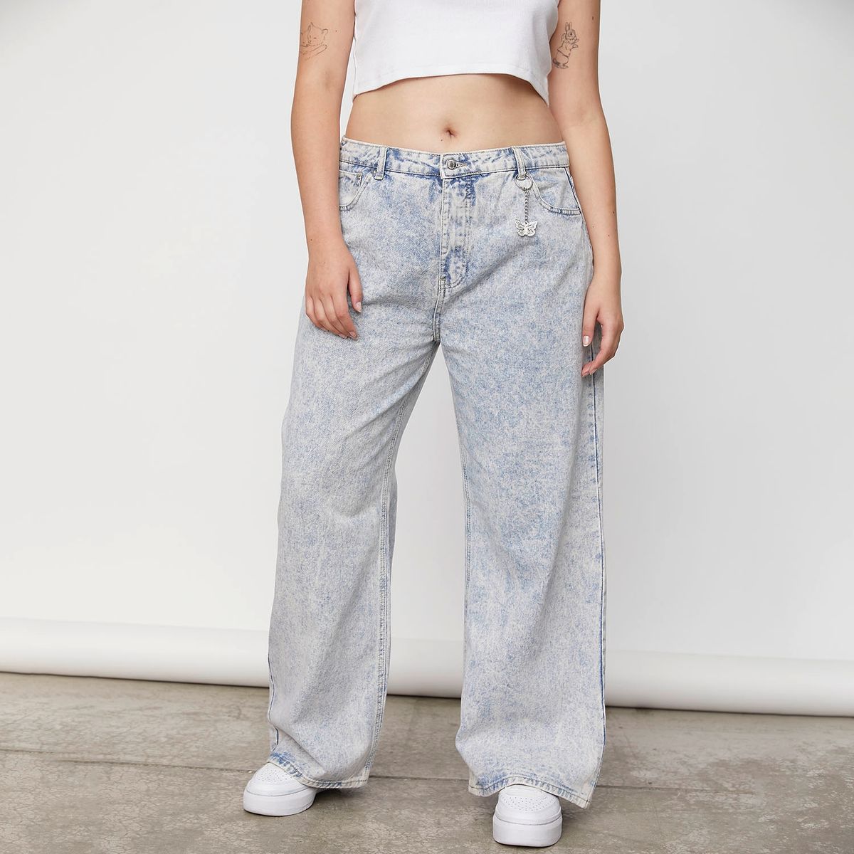 SYBILLA - Jeans Recto Tiro Bajo Mujer Sybilla