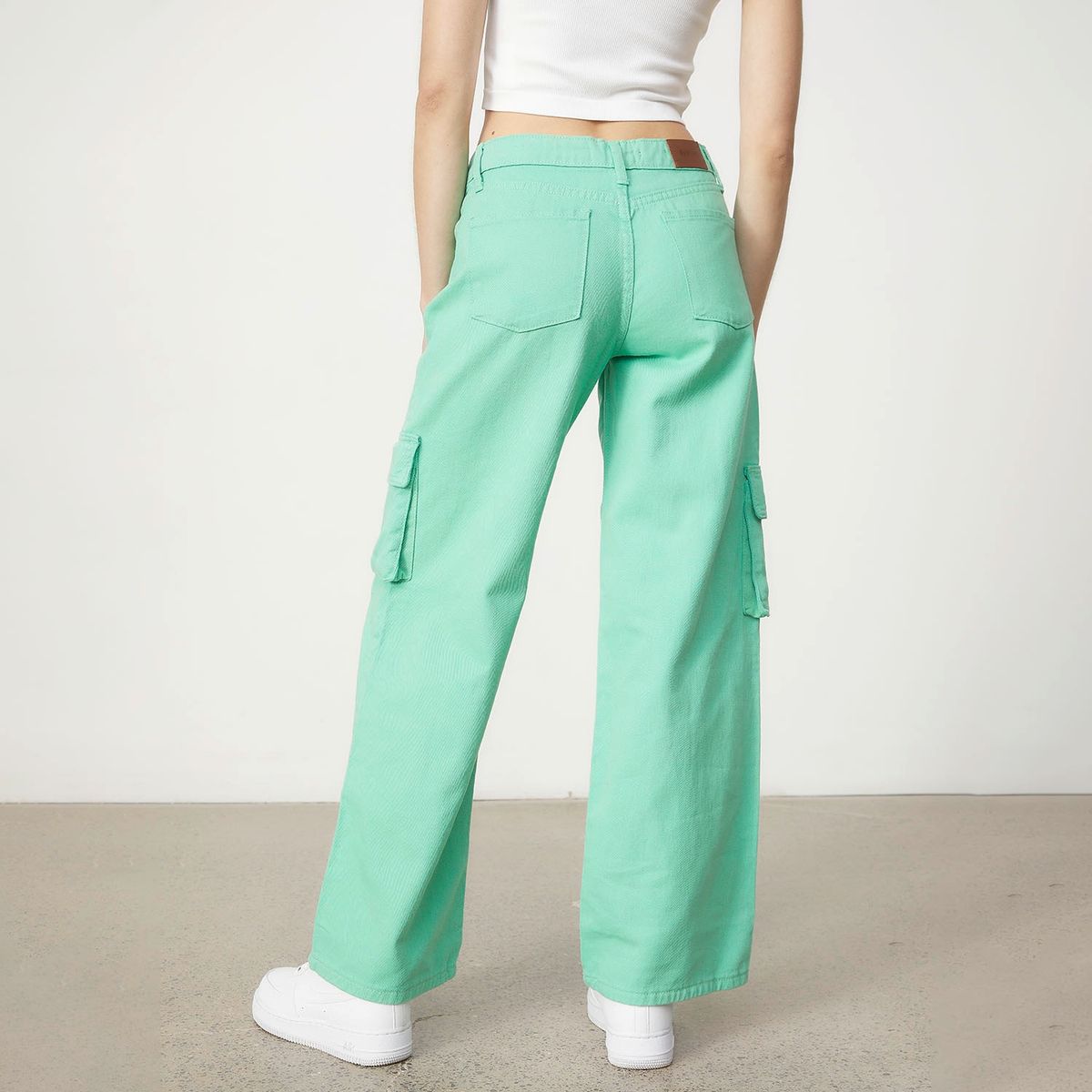 SYBILLA - Sybilla Jeans Wide Leg Tiro Bajo Mujer