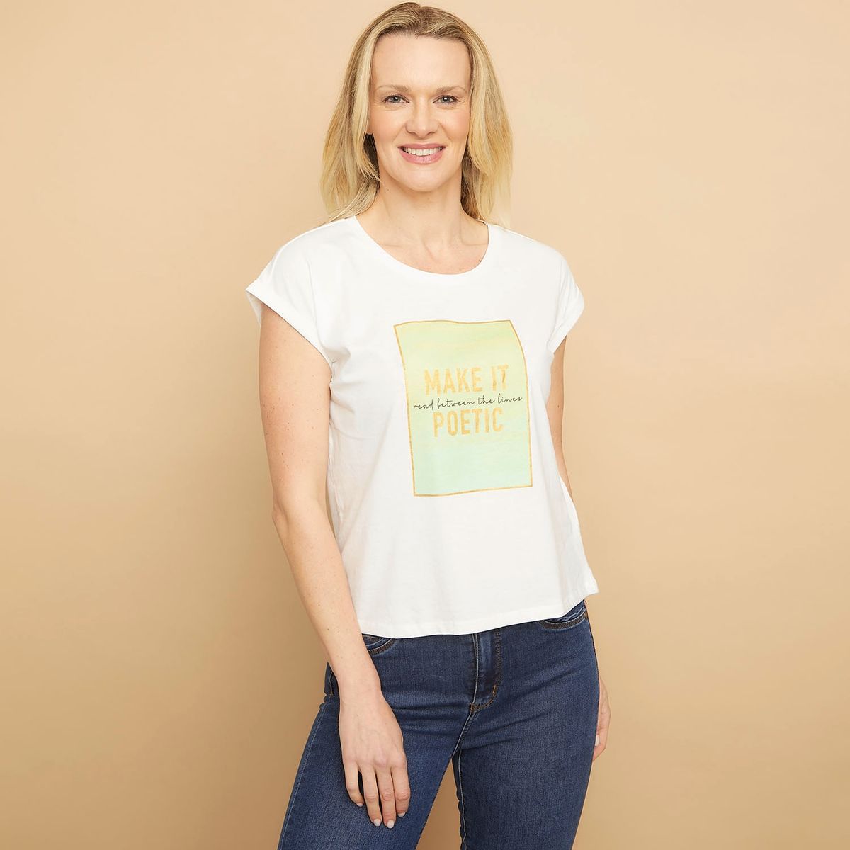 S COCCI - Polera Manga Corta Algodón Mujer S.Cocci