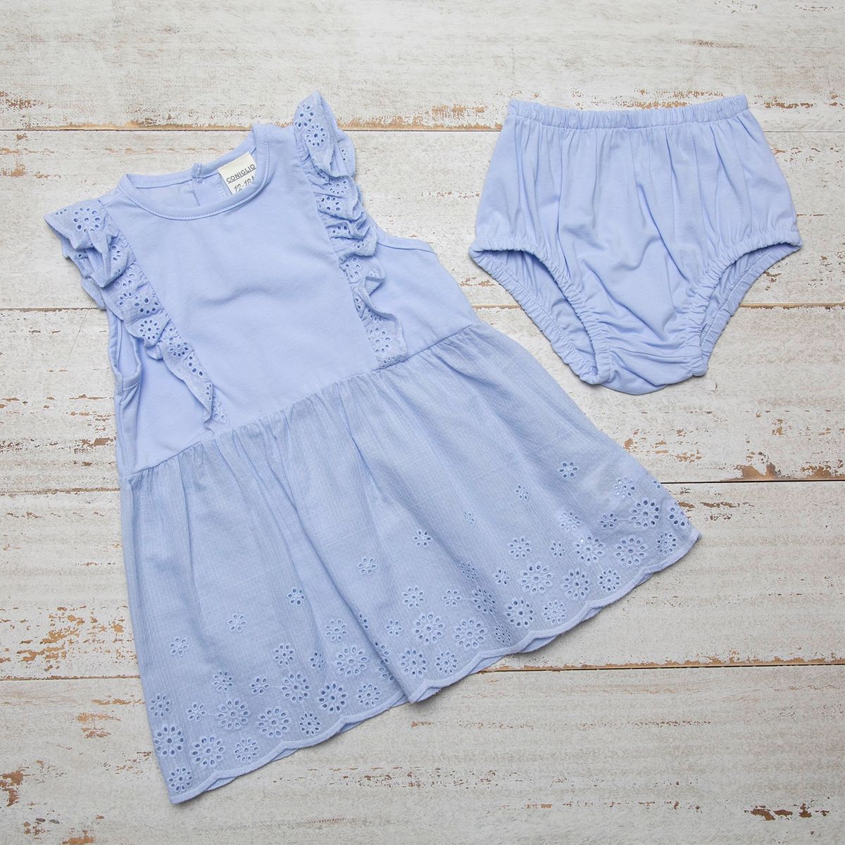 CONIGLIO - Vestido Bebé Niña Algodón Coniglio