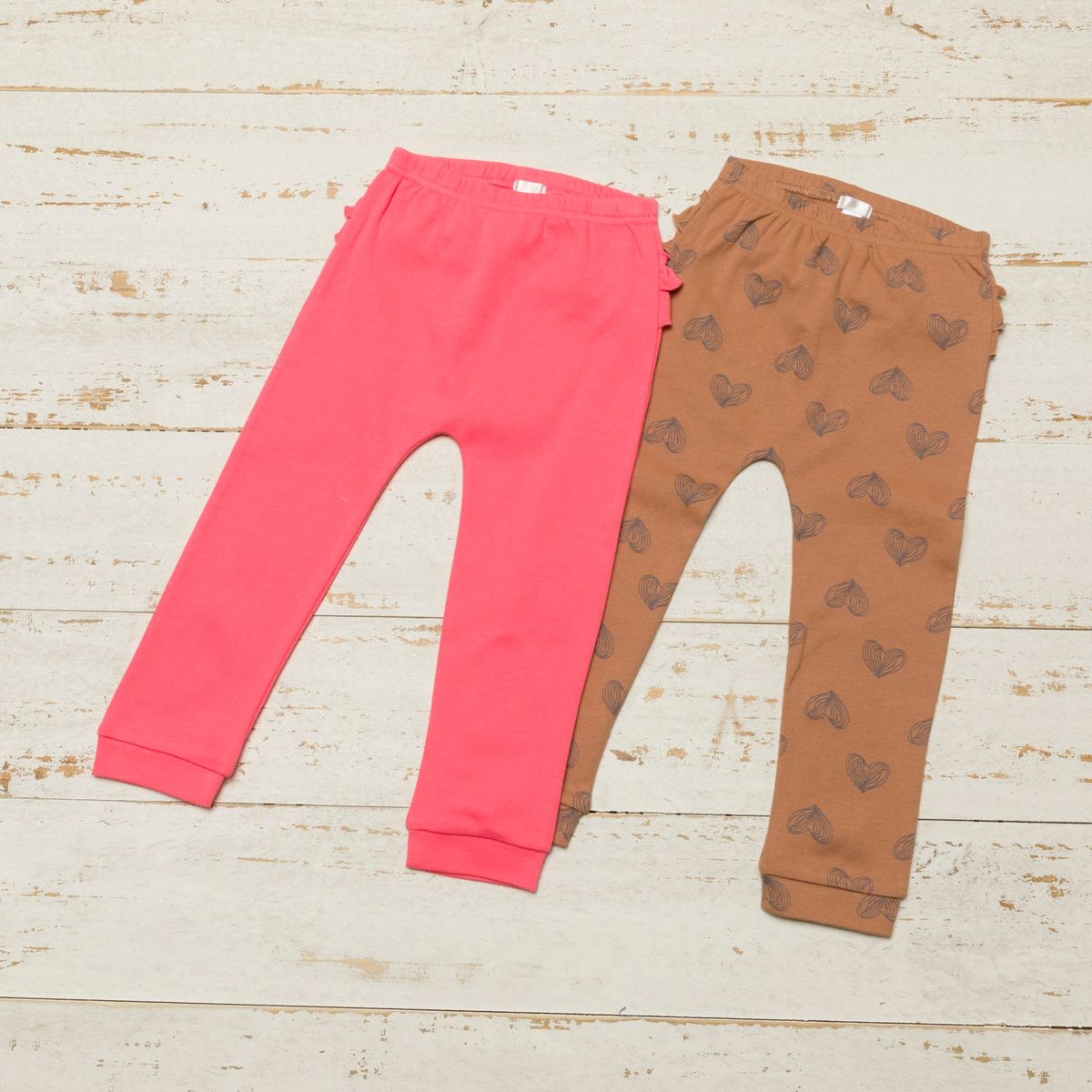 YAMP - Pantalón Pack De 2 Unidades Bebé Niña Algodón Yamp