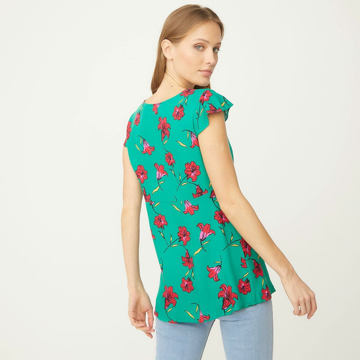 BASEMENT - Blusa Manga Corta Mujer Basement