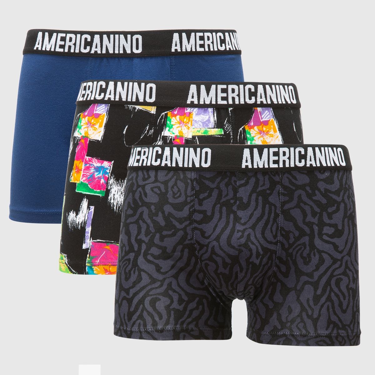 AMERICANINO - Pack De 3 Boxer Algodón Hombre Americanino