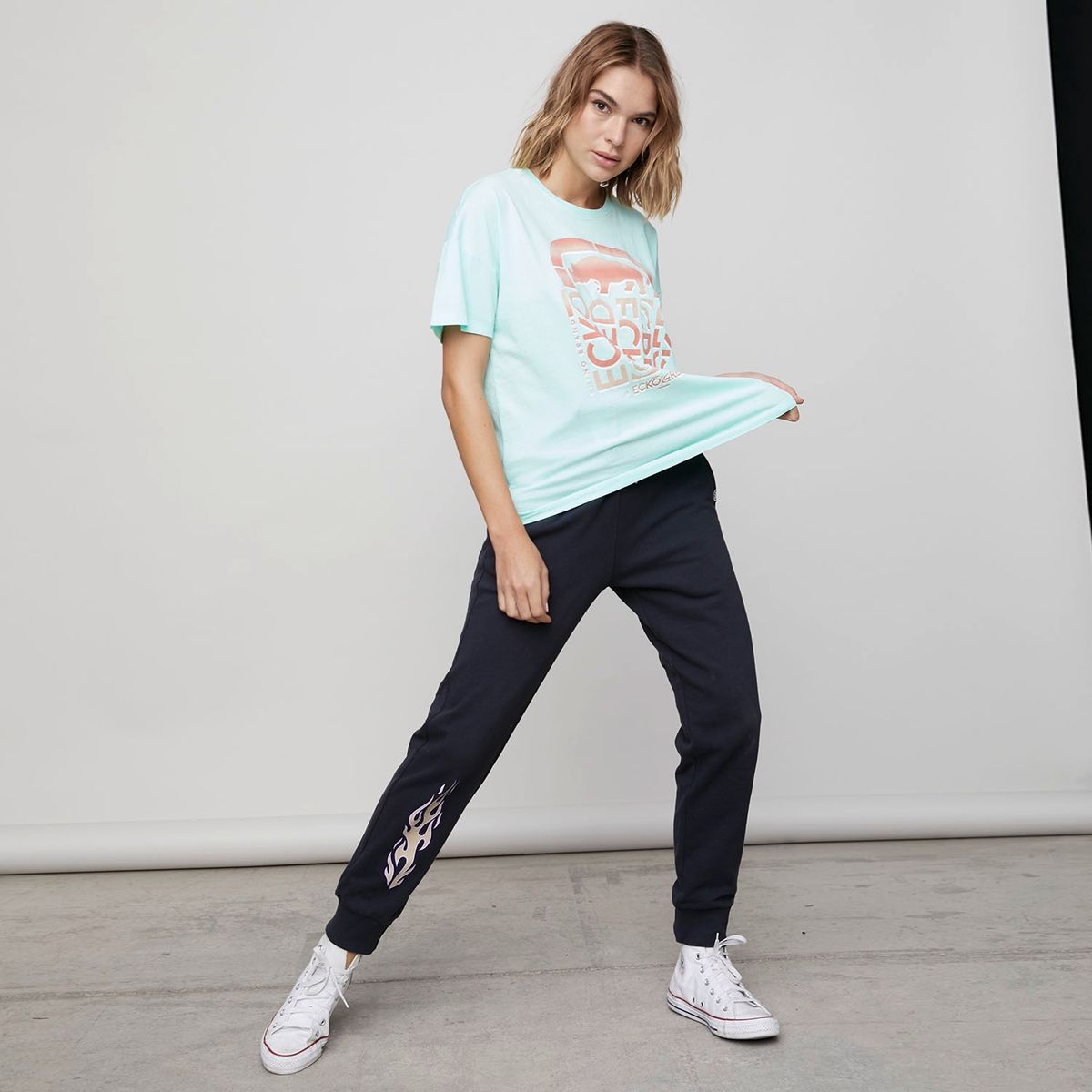 ECKO - Polera Manga Corta Algodón Mujer Ecko