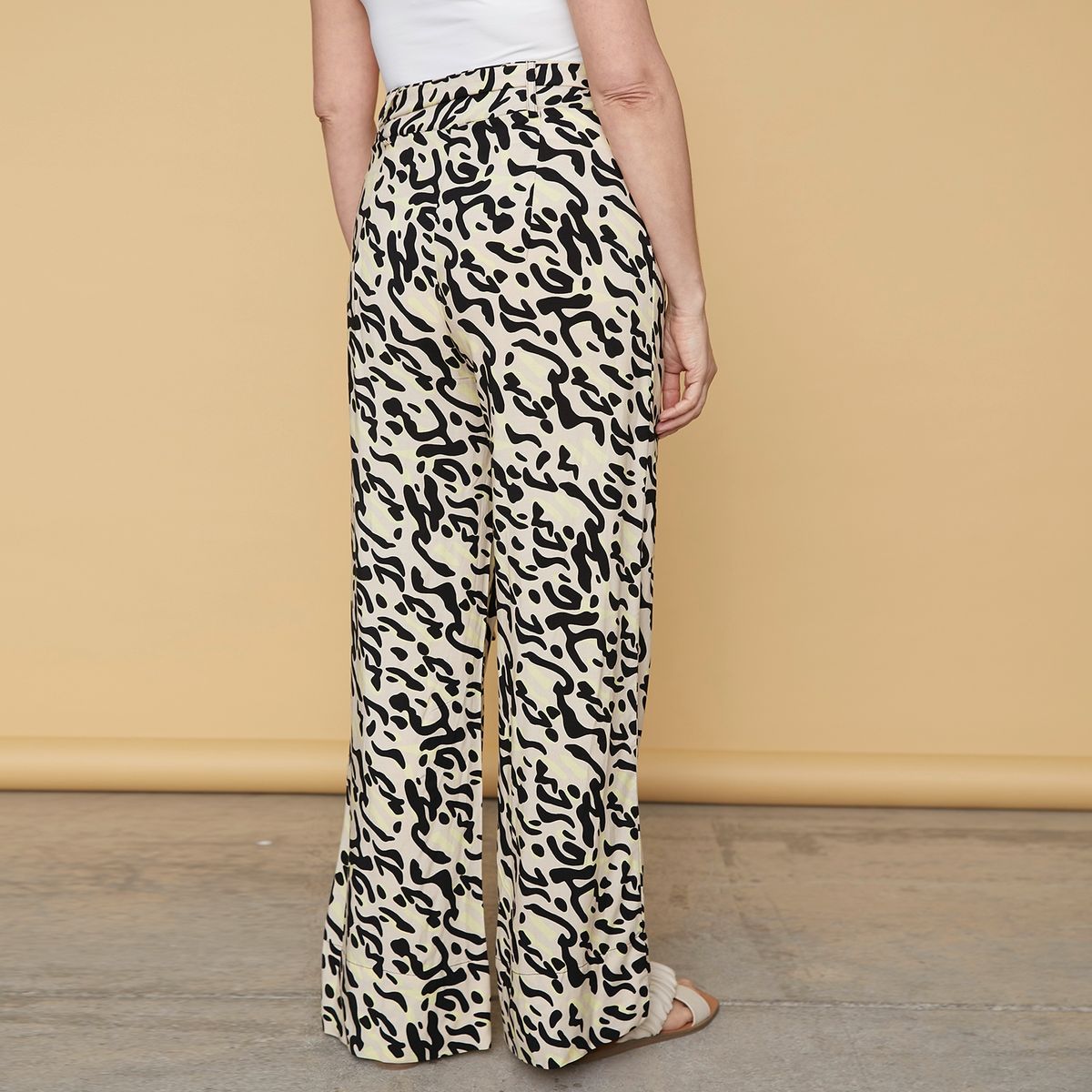 S COCCI - Stefano Cocci Pantalón Palazzo Tiro Alto Mujer