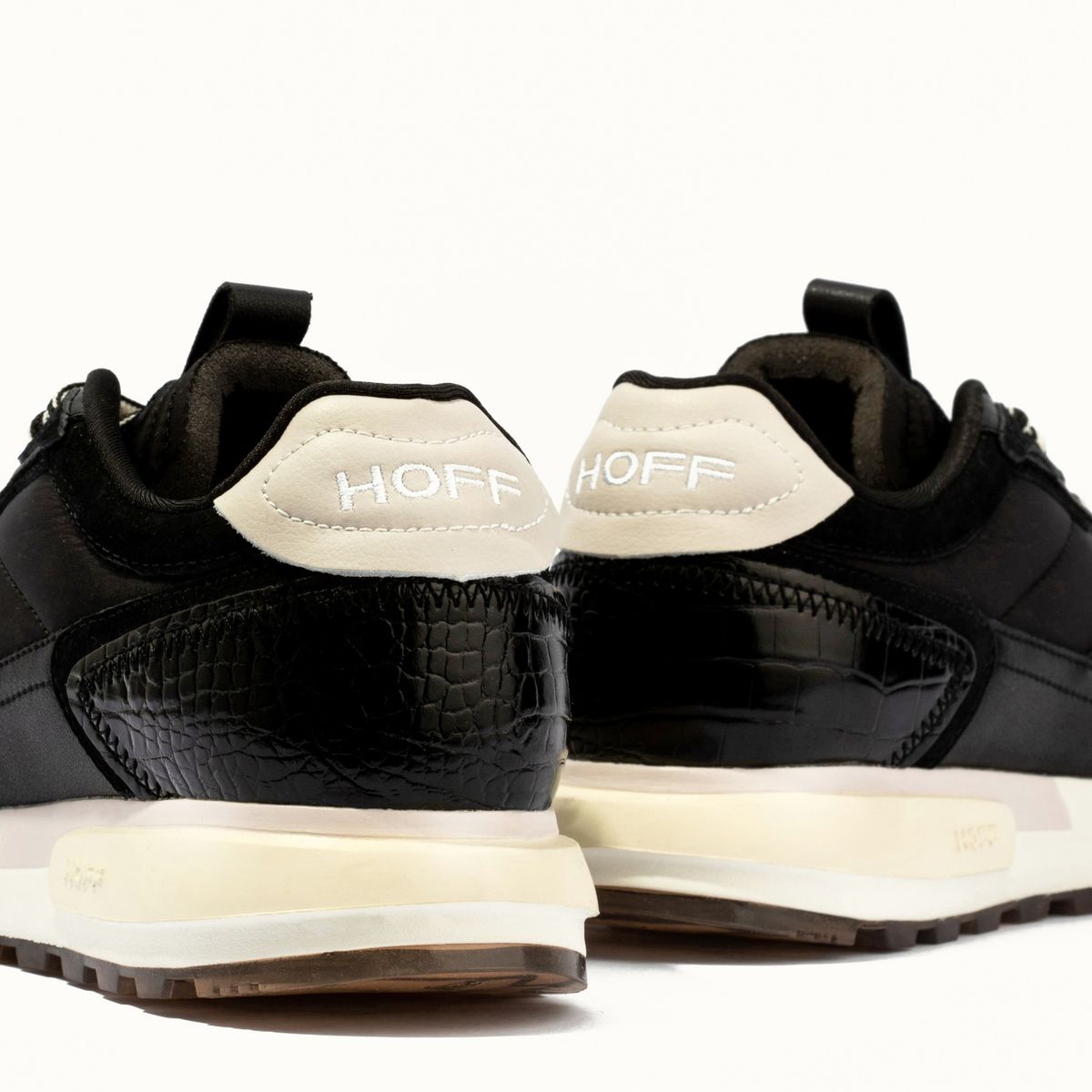 HOFF - Woodlands Zapatilla Urbana Mujer Cuero Negro Hoff