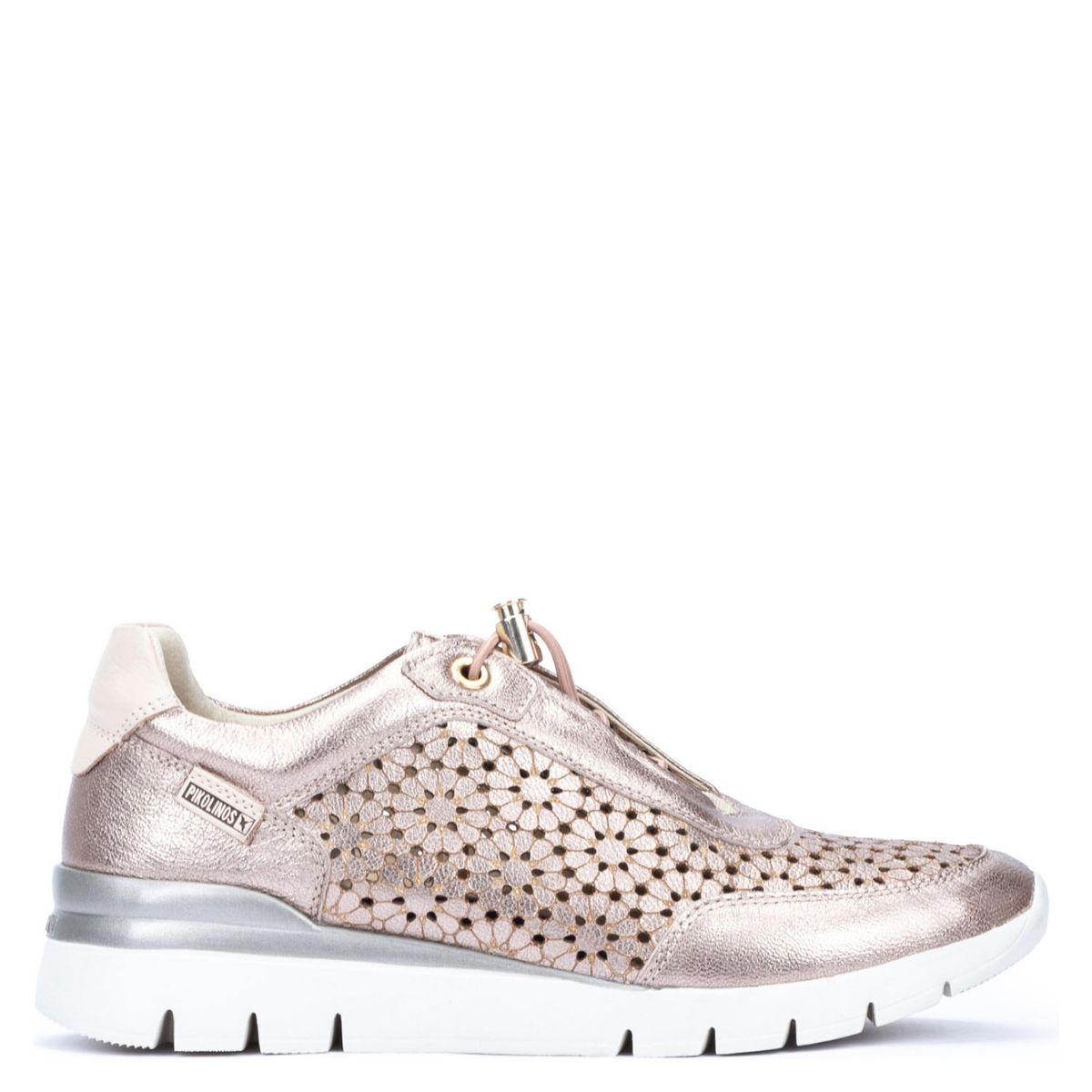 PIKOLINOS - Pikolinos Zapatilla Urbana Mujer Cuero Dorada