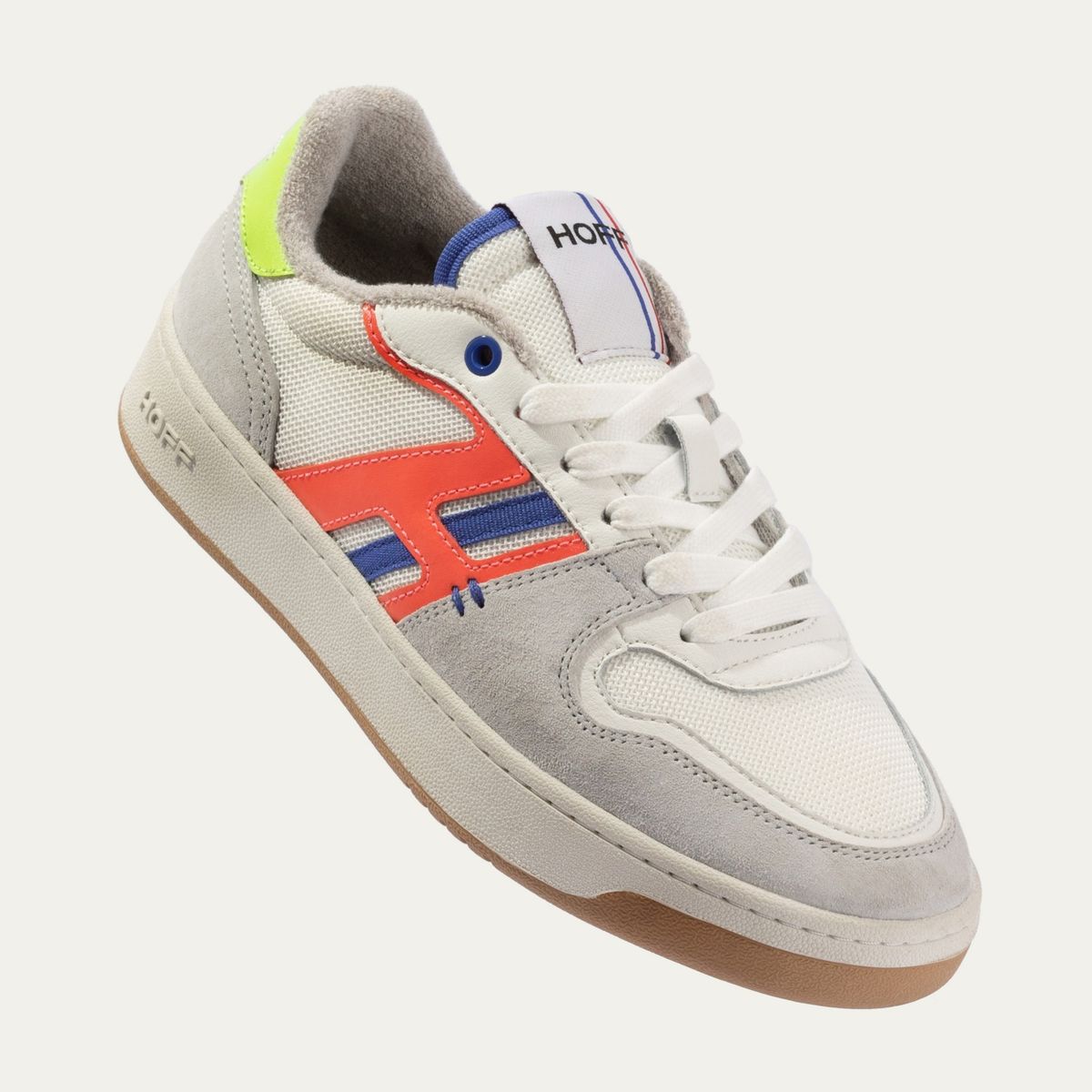 HOFF - Zapatilla Urbana Mujer Cuero Gris Hoff