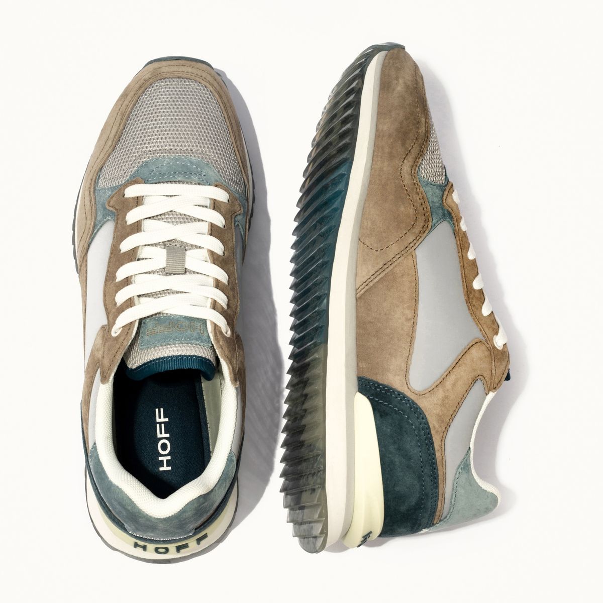 HOFF - Bristol Zapatilla Urbana Hombre Cuero Café Hoff