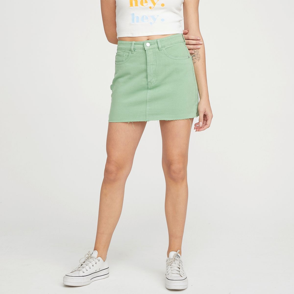 SYBILLA - Sybilla Falda Corta Algodón Mujer