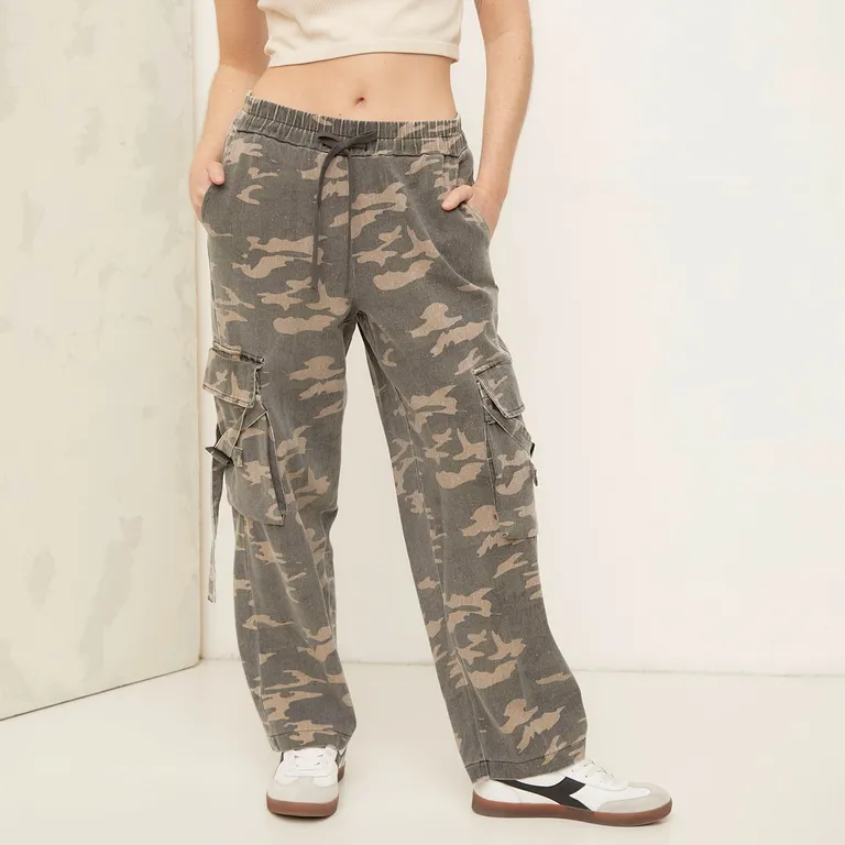 Camouflage Pantalon De Militar Mujer Camuflaje Pantalones