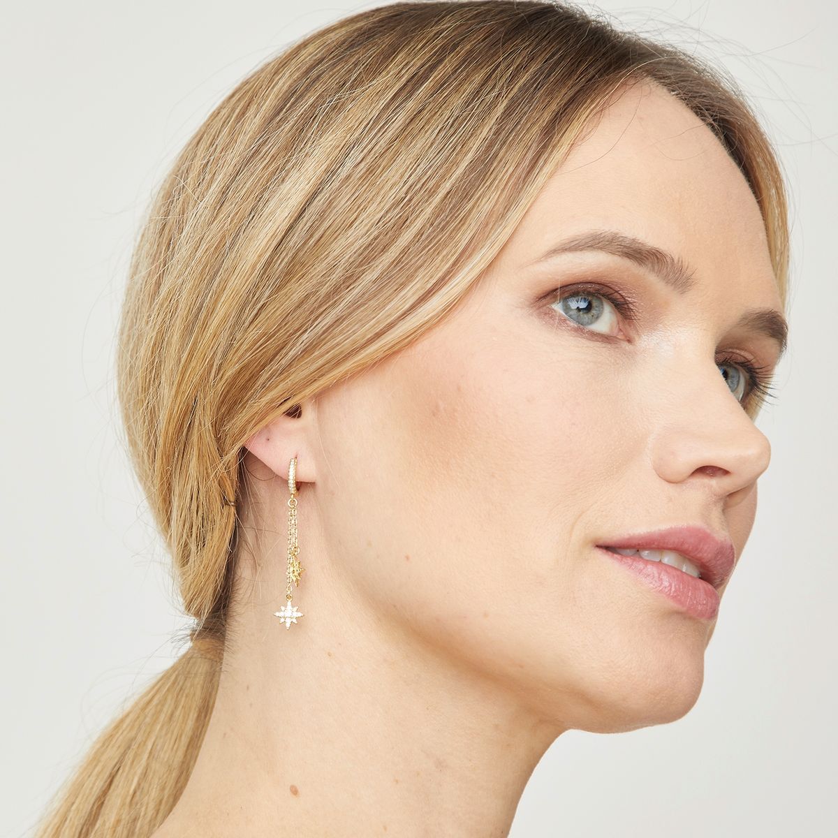 CECILIA BOLOCCO - Aros Bañado en oro Mujer Cecilia Bolocco